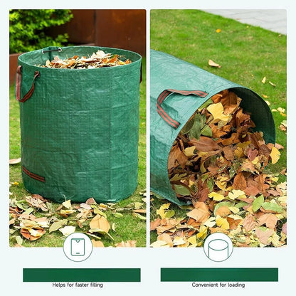 Garden gardening leaf bag, large capacity branch and leaf collection bag, agricultural garbage bag, storage bag