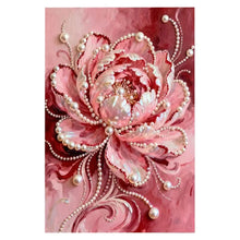 Load image into Gallery viewer, DIY Flower Pearl Diamond Art Kits for Adults/Beginners Gift Home Decor Art Pearl Gem Painting Picture 20*30CM Arts Craft
