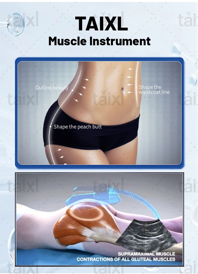 Best selling EMS shaping RF weight loss fitness muscle machine ABS muscle stimulator EMS slimming muscle firming buttocks