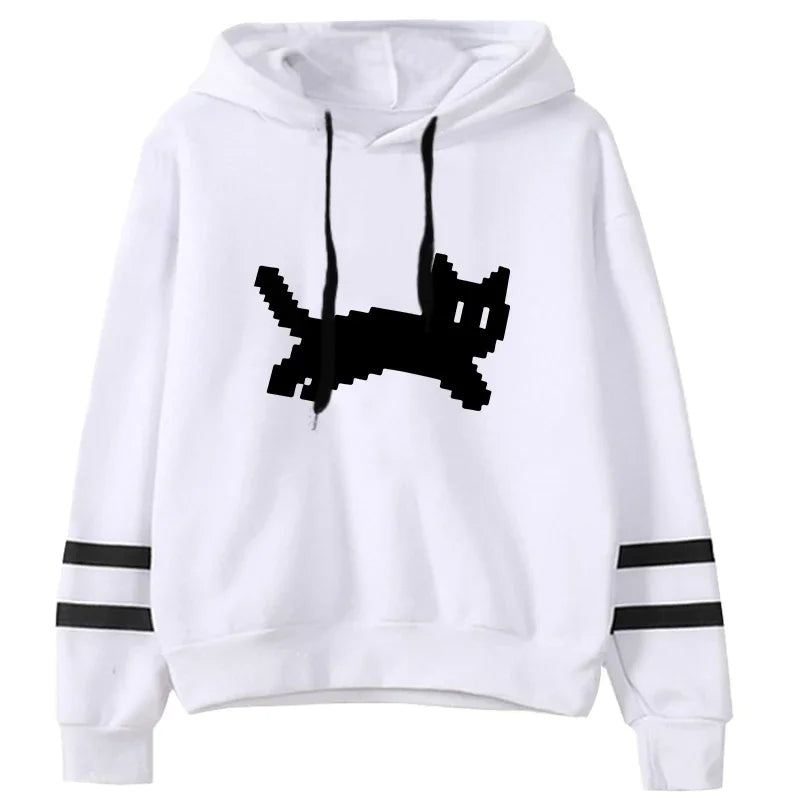 Woman Clothing Hot Sale Daily Womens Sweatshirts Fashion Pullovers Versatile Hoodies Stripe Jogging Casual Printing Sports Style