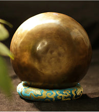 Load image into Gallery viewer, Therapeutic Tibetan Bowl Tibetan Bell Meditation Bowl Meditation Instruments Spiritual Meditation Musical Instruments Percussion
