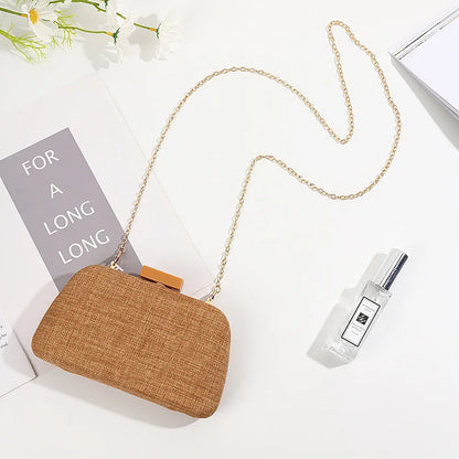 2023 New Women Evening Bags Fashion Handmade Clutch Purse Party Dinner Chain Shoulder Bags Luxury Wedding Handbags Drop Shipping