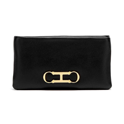 CH Women's Brand Clutch Elegant Design Sense Women's Bag Going Out Fashion Alphabet Design Leather Bag