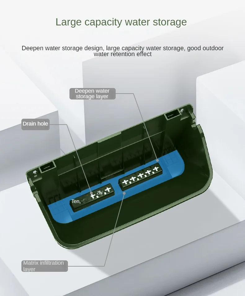 Garden Plant Walls Flower Pots Enclosures Hanging Plastic Containers Horticultural Flower Beds Vertical Greening Planting Boxes