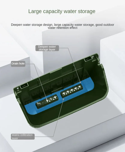 Garden Plant Walls Flower Pots Enclosures Hanging Plastic Containers Horticultural Flower Beds Vertical Greening Planting Boxes
