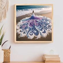 Load image into Gallery viewer, Special Shape Diamond Art Kits for Beginners and Adults,DIY Beach woman Diamond Art Painting Kits for Home Wall Decoration Gift
