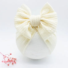 Load image into Gallery viewer, Knotted Hats for Baby Girl Beanie Bow Headband Infant Turban Newborn Head Accessories Winter Hat Warm Bonnet Caps Mother Kids
