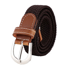 Load image into Gallery viewer, Women&#39;s elastic and elastic woven belt in one outfit, casual and versatile denim belt for men and women
