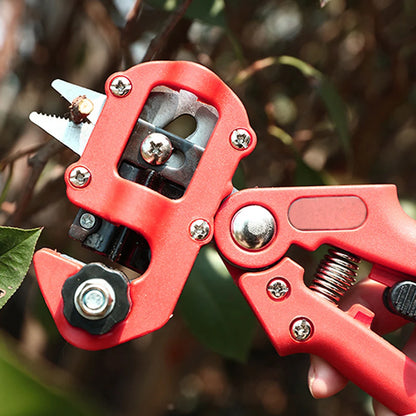 Garden Grafting Tool Multi-Function Seedling Fruit Tree Grafting Shears Farming Pruning Grafting Machine Budding with Toolbox