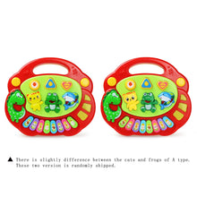 Load image into Gallery viewer, Kids Cartoon Piano Keyboard Game with Animal Sounds Flashing Light Music Baby Instrument Music Toys Educational Toys Kids Gifts
