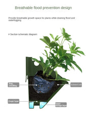 Load image into Gallery viewer, Garden Plant Walls Flower Pots Enclosures Hanging Plastic Containers Horticultural Flower Beds Vertical Greening Planting Boxes
