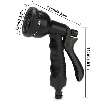 Garden Expansion Magic Hose, Equipped With 8-Function Water Gun That Can Be Rotated And Adjusted For Cleaning And Irrigation