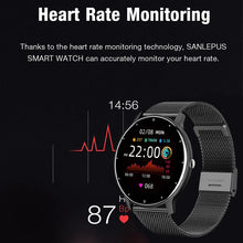 Load image into Gallery viewer, LIGE 2024 Smart watch Ladies Full touch Screen Sports Fitness watch IP67 waterproof Bluetooth For Android iOS Smart watch Female
