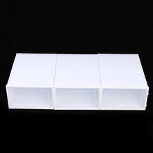 Load image into Gallery viewer, Shoe Boxes Clear Plastic Stackable, 20 Pack Premium Shoe Organizer Storage Foldable Sneaker Shoe Rack Containers
