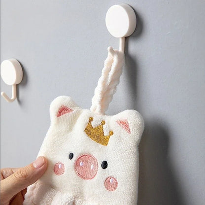 Cute Hand Towels Kitchen Bathroom Hand Towel Super Absorbent Microfiber Kitchen Towel High-efficiency Tableware Cleaning Towel