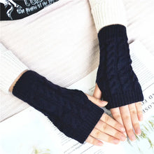 Load image into Gallery viewer, NEW Women Hand Warmer Winter Gloves Fashion Knitting Faux Wool Mitten Warm Fingerless Glove Gants Femme women gloves
