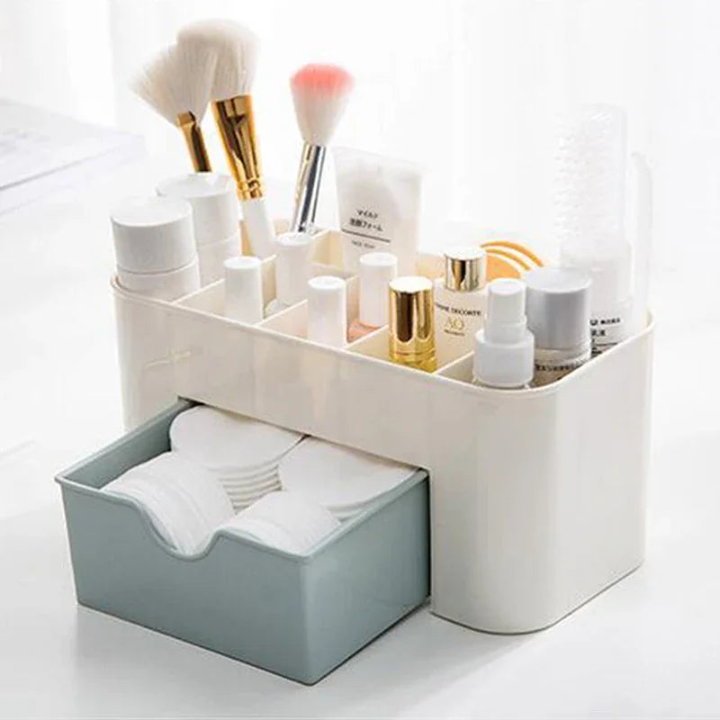 Nails Art Plastic Organizer Container Gel Polish Remover Cleaning Cotton Pad Swab Box Storage Case Decoration Accessories Tool N