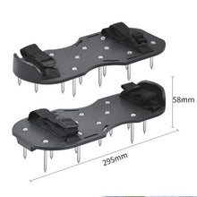 Load image into Gallery viewer, Garden Nail Shoes Grass Loose Soil Tool 5cm Long Nail Lawn Aerator Grass Spikes Shoes Self-Leveling Epoxy Yard Grass Cultivator
