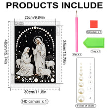 Load image into Gallery viewer, DIY Pearl Diamond Painting kits for Adults Beginners,Religious themes Sparkling Art Painting Craft Home Wall Decor handmade Gift

