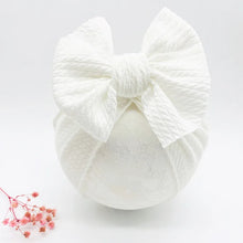 Load image into Gallery viewer, Knotted Hats for Baby Girl Beanie Bow Headband Infant Turban Newborn Head Accessories Winter Hat Warm Bonnet Caps Mother Kids
