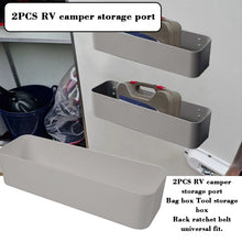 Load image into Gallery viewer, 2pcs Universal Storage Boxes for Caravan Camper Van Ideal for Tools Racking  Ratchet Straps Tidy Stowing Solution Fit Van
