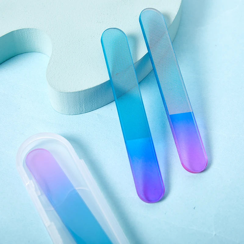 Nail File Women Buffing Sanding Polishing Durable Nano Glass File Manicure Professional Nail Art Tools