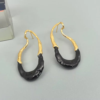 Modern Jewelry European and American Design Irregular Earrings For Women Party Gifts Exaggerative Ear Accessories Hot Selling