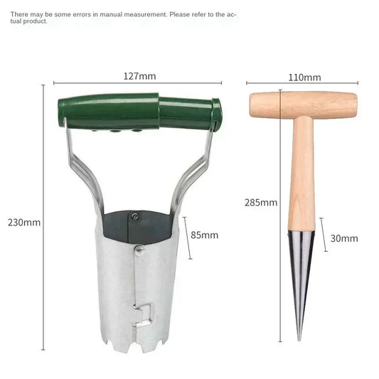 Creative Gardening Tools Vegetable Planting Flower Transplanter Seeder Punch Agricultural Tool Household Seedling Lifter Planter