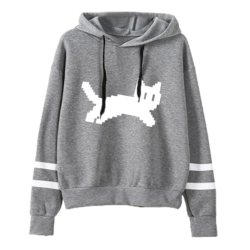 Woman Clothing Hot Sale Daily Womens Sweatshirts Fashion Pullovers Versatile Hoodies Stripe Jogging Casual Printing Sports Style