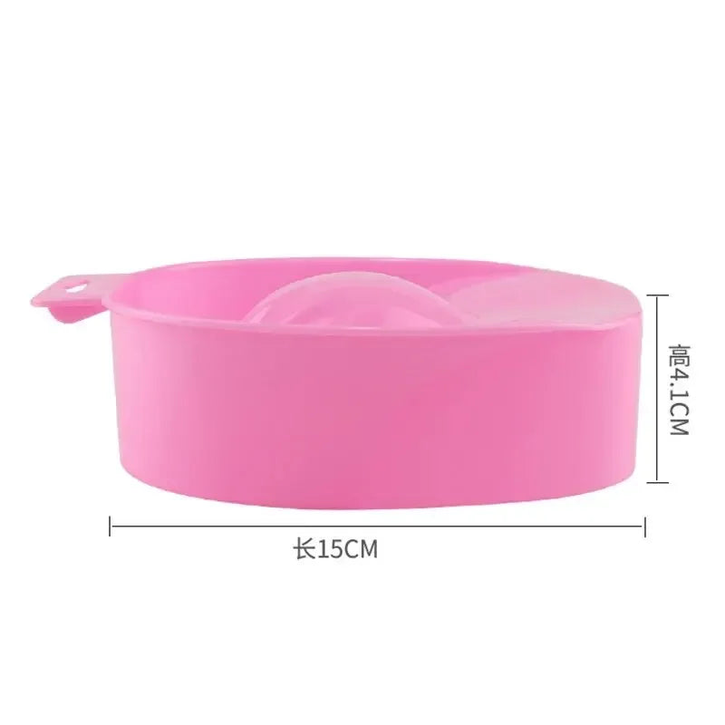 Nail Soak Hand Bowl Soften Dead Skin Nail Care Tools Clean Nails Hand Care with Nail Remover Nail Remover Nail Bowl
