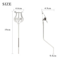 Load image into Gallery viewer, Music Stand Clarinet Trumpet Flute Winds Saxophone Baritone Portable Marching Sheet Music Stands Musical Instruments Accessories
