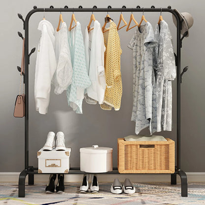 Floor standing clothes rack, single pole clothes drying rack, simple clothes drying pole, clothes rack