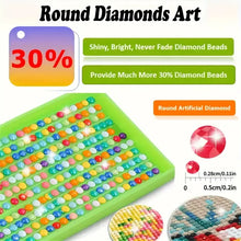 Load image into Gallery viewer, Peacock Series Frameless 5D Diamond Painting Rose Cross Embroidery Diamond Art Handmade Wall Decoration - Surprise Gift for Begi

