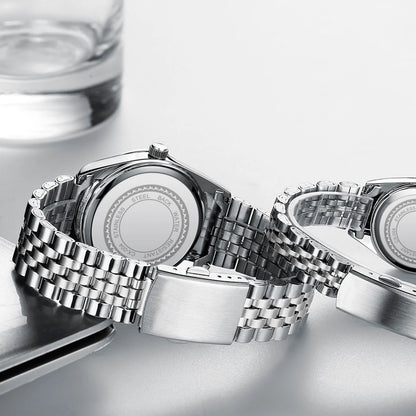 Watches For Men High Quality Brand Luxury Luminous Date Quartz Watch Waterproof Stainless Steel Wristwatch Fashion New CHENXI