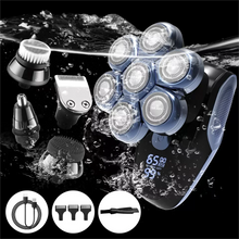 Load image into Gallery viewer, SEJOY 7D 5in1 Electric Shaver Hair Trimmer Bald Head Electric Razor Men Wet Dry
