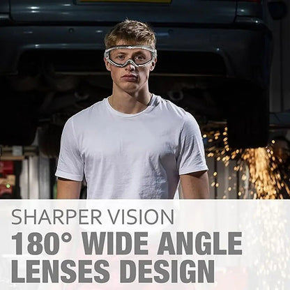 New Safety Goggles Anti Fog Clear Lens Goggles Anti Splash Dust Proof Work Lab Eyewear Industrial Grade Eye Protection Goggles