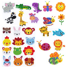 Load image into Gallery viewer, Children's Handmade Diamond Painting Sitcker Pokemon Kit Digital Rod-Shaped Diamond Painting Kit For Cartoon Nnimals Easy to DIY
