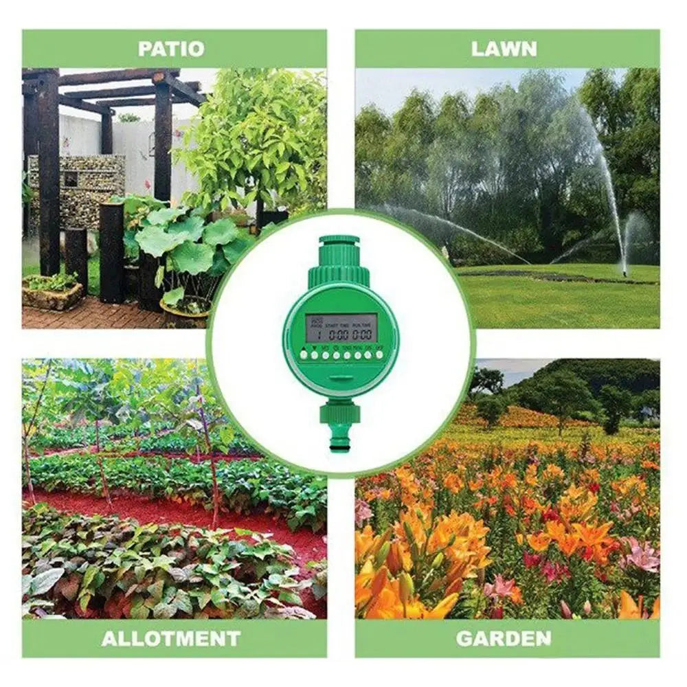 Garden Automatic Watering Timer Intelligent Drip Irrigation System LCD Display Home Horticultural Equipment Accessories For Farm