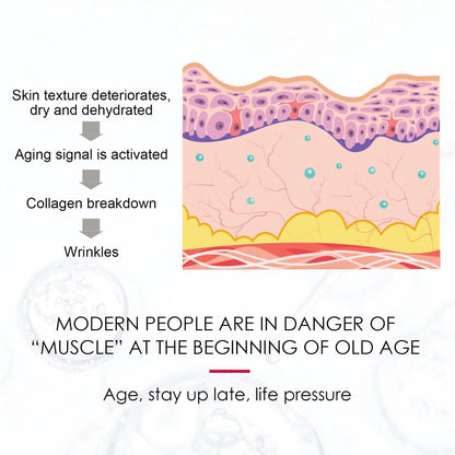Anti Wrinkle Serum Oil Firming Fine Lines Nourishing Moisturizing Hair Care Body Massage Smoothing Tightening Serum for Wrinkles