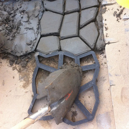 Garden Mold Walk Pavement Reusable DIY Manually Paving Cement Brick Stone Road Concrete Molds Manually Paving Patio Molds