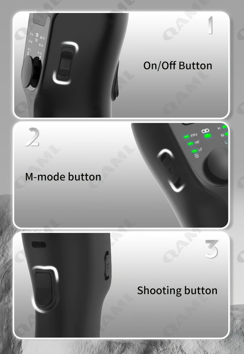 QAML F8 Handheld 3-Axis Gimbal Phone Holder Anti Shake Video Record Stabilizer for Xiaomi iPhone Cellphone Smartphone