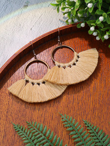 9 Pairs Boho Earrings Round Colorful Tassel Drop Earrings Charms Jewelry Gift Birthday Gifts For Women Wife Girls Her