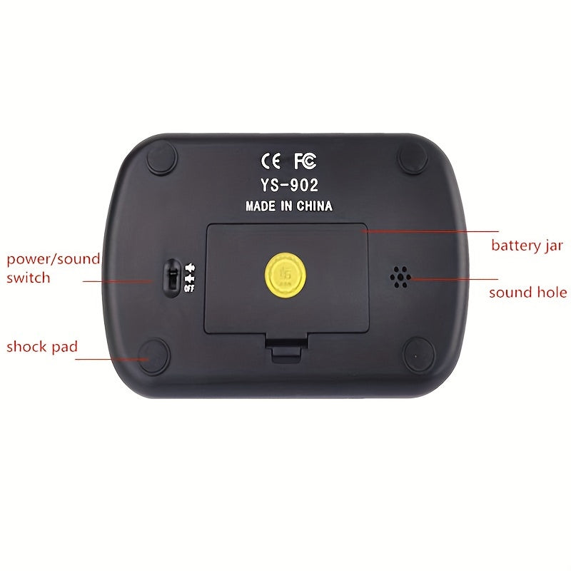 1pc Portable Digital Chess Clock with Count Up/Down Timer and LED Display - Perfect Gift for Chess Enthusiasts (Battery Not Included)