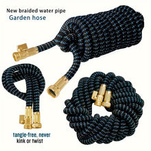 Load image into Gallery viewer, Super-Duty 3/4 Expandable Garden Hose - Magic Flexible &amp; High-Pressure Resistant - Ideal for Car Wash &amp; Lawn Irrigation - Telescopic Design, 4 Sizes, 2 Colors, American Standard
