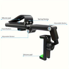 Load image into Gallery viewer, Universal 1080° Rotating Sun Visor Cellphone Car Holder - Multi-Functional Mobile Phone Mount for iPhone 7 Inch Support with Telephone Compatibility - Easy Installation and Adjustable Viewing Angle
