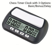 Load image into Gallery viewer, 1pc Portable Digital Chess Clock with Count Up/Down Timer and LED Display - Perfect Gift for Chess Enthusiasts (Battery Not Included)
