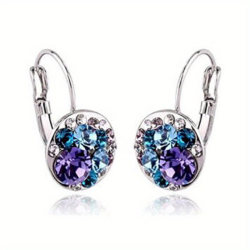 1 Pair of Exquisite Vintage-Inspired Drop Earrings for Women, Elegant Accessories