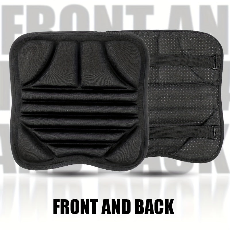 Universal Motorcycle Seat Cushion Cover - Premium Lycra Fabric, Breathable, Shock-Absorbing, Non-Inflatable - Compatible with Most Motorcycles, Front and Rear Seat, Comfort and Support Accessory
