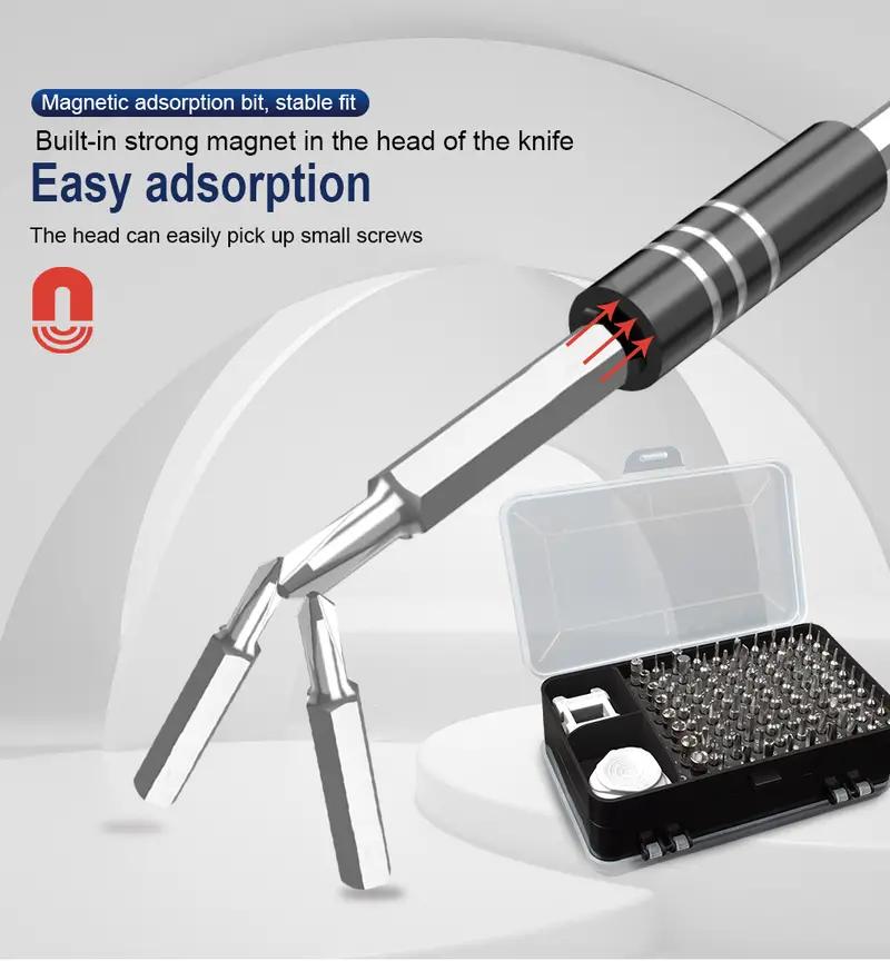 115 In 1 Computer Repair Kit Magnetic Precision Screwdriver Set Small Impact Screw Driver Set With Case For Smartphone, IPad, PC, Camera, Laptop, Glasses, Watch, Mini Pocket Tool Set