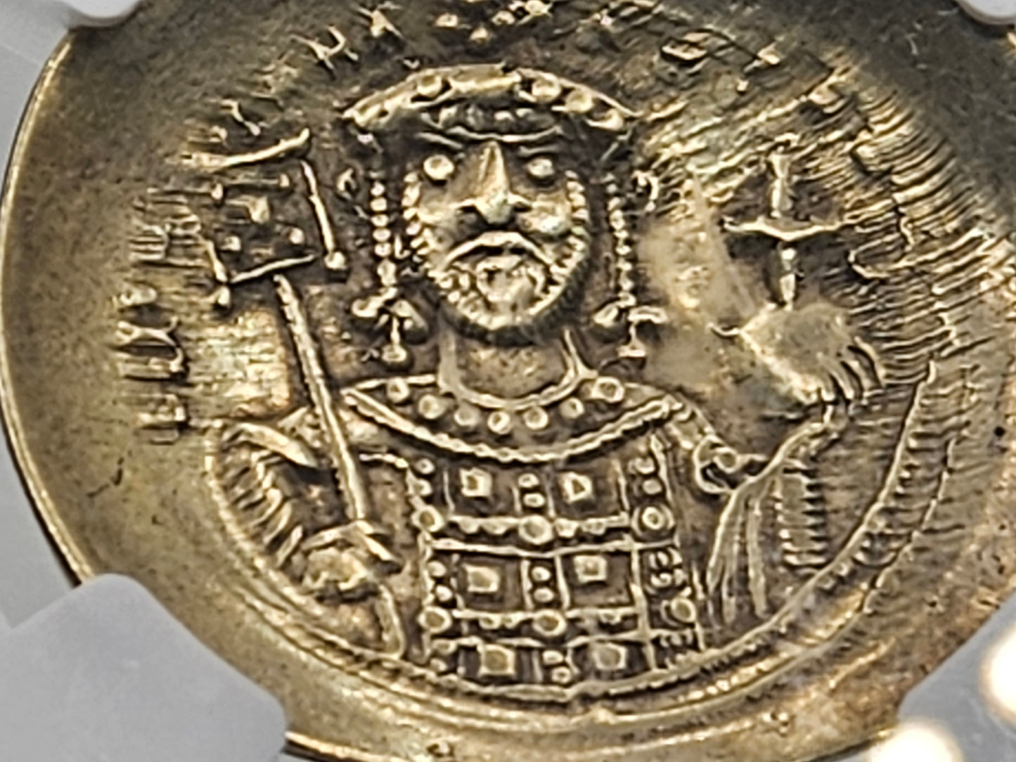 BYZANTINE EMPIRE MICHAEL VII, AD 1071-1078 NGC AU ~ ANCIENT GOLD COIN BUY NOW